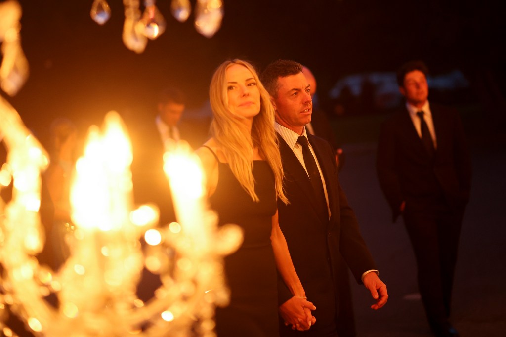 McIlroy and Erica Stoll Hold Hands at Ryder Cup Gala, Signaling Reconciliation