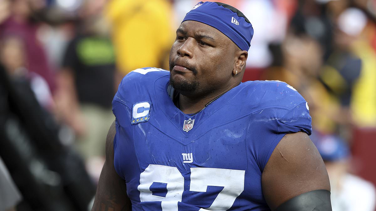 Dexter Lawrence's 'Sexy Dexy' intro sparks social media frenzy as Giants fall to Chiefs