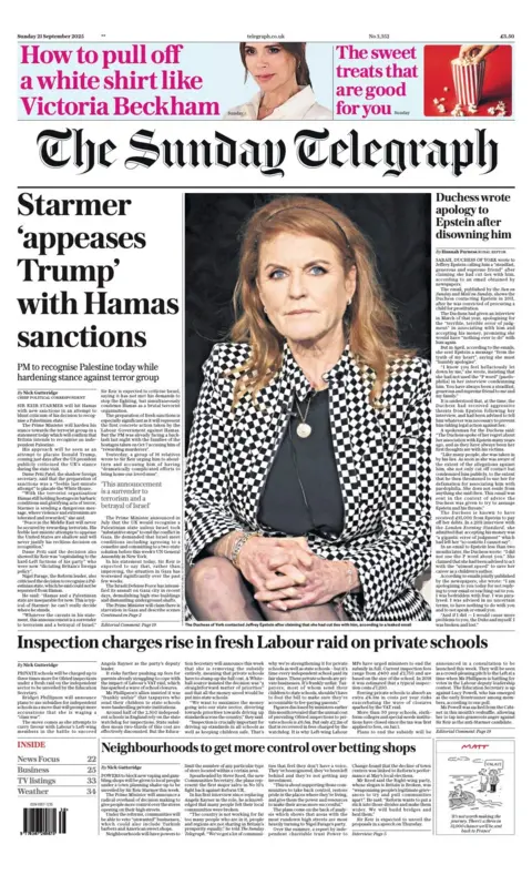 Duchess of York emails Epstein