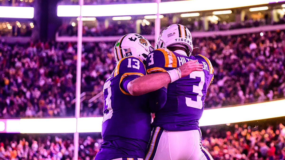 Garrett Nussmeier and Chris Hilton