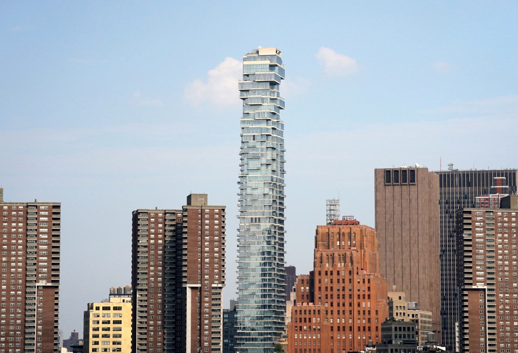 Jenga building in Tribeca
