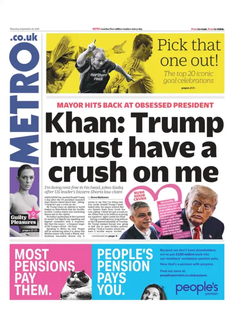 UK front pages montage