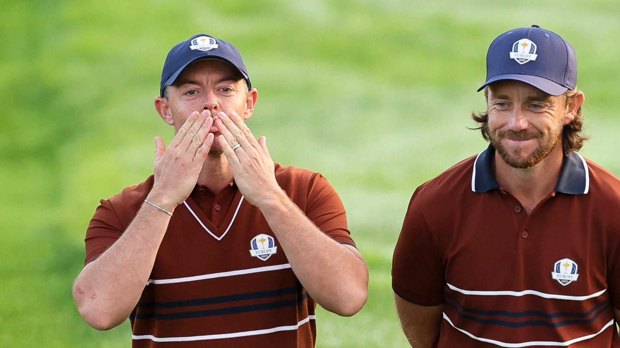 Fans react at Bethpage