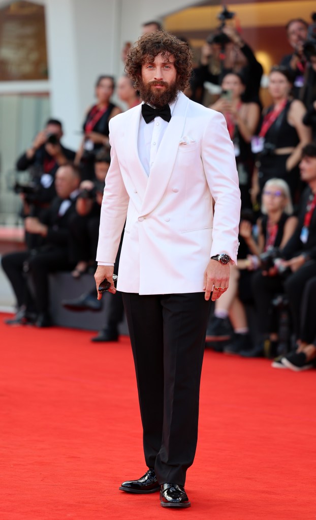 Aaron-Taylor-Johnson attends Frankenstein