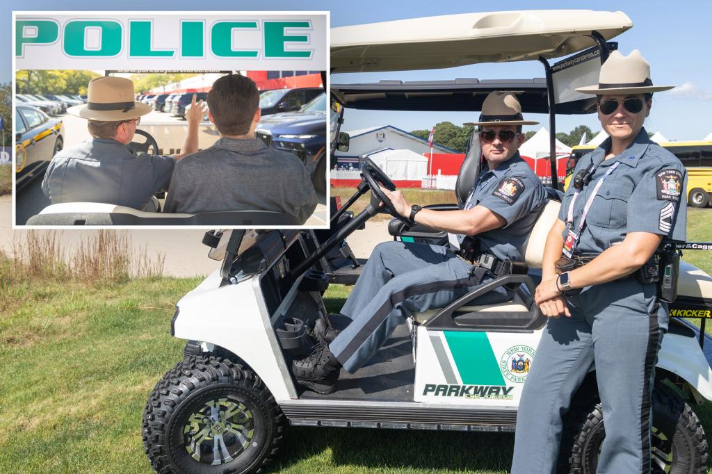 High-speed emergency golf cart unveiled for Ryder Cup security patrol on Long Island