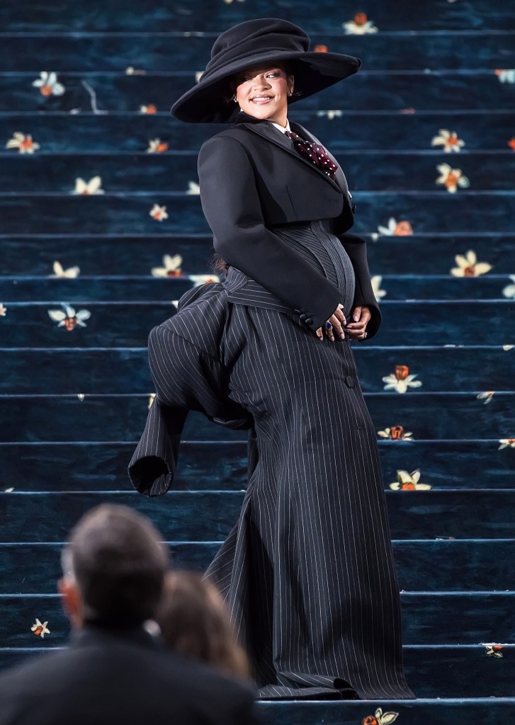 Rihanna’s Met Gala look in tailored black style