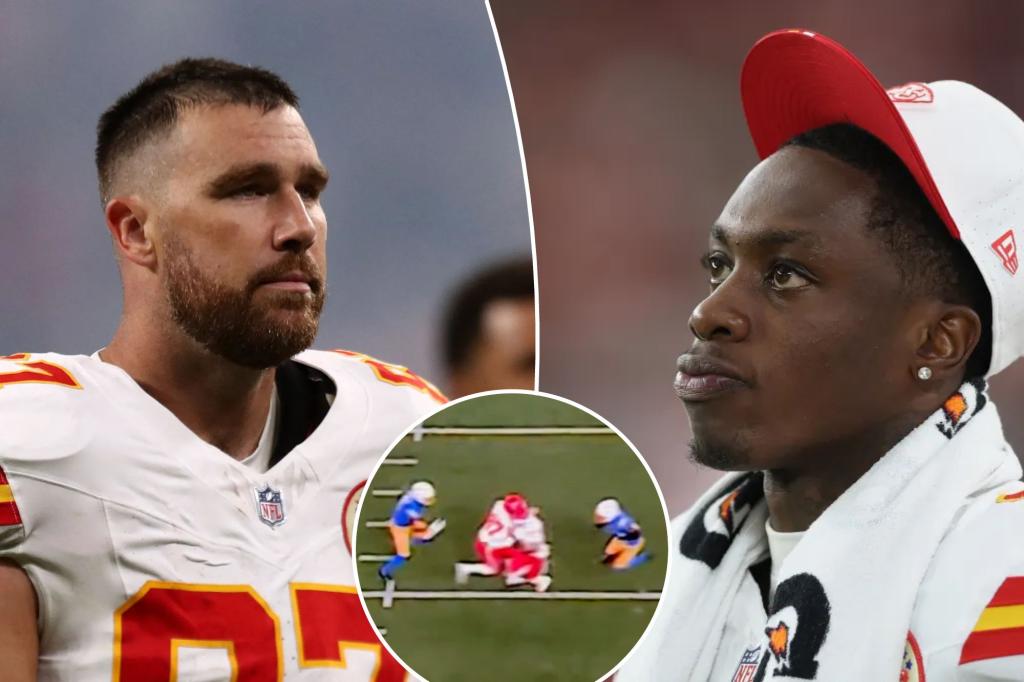 Travis Kelce Says He 'Felt Like S–t' After Collision That Knocked Xavier Worthy Out of Chiefs' Season Opener