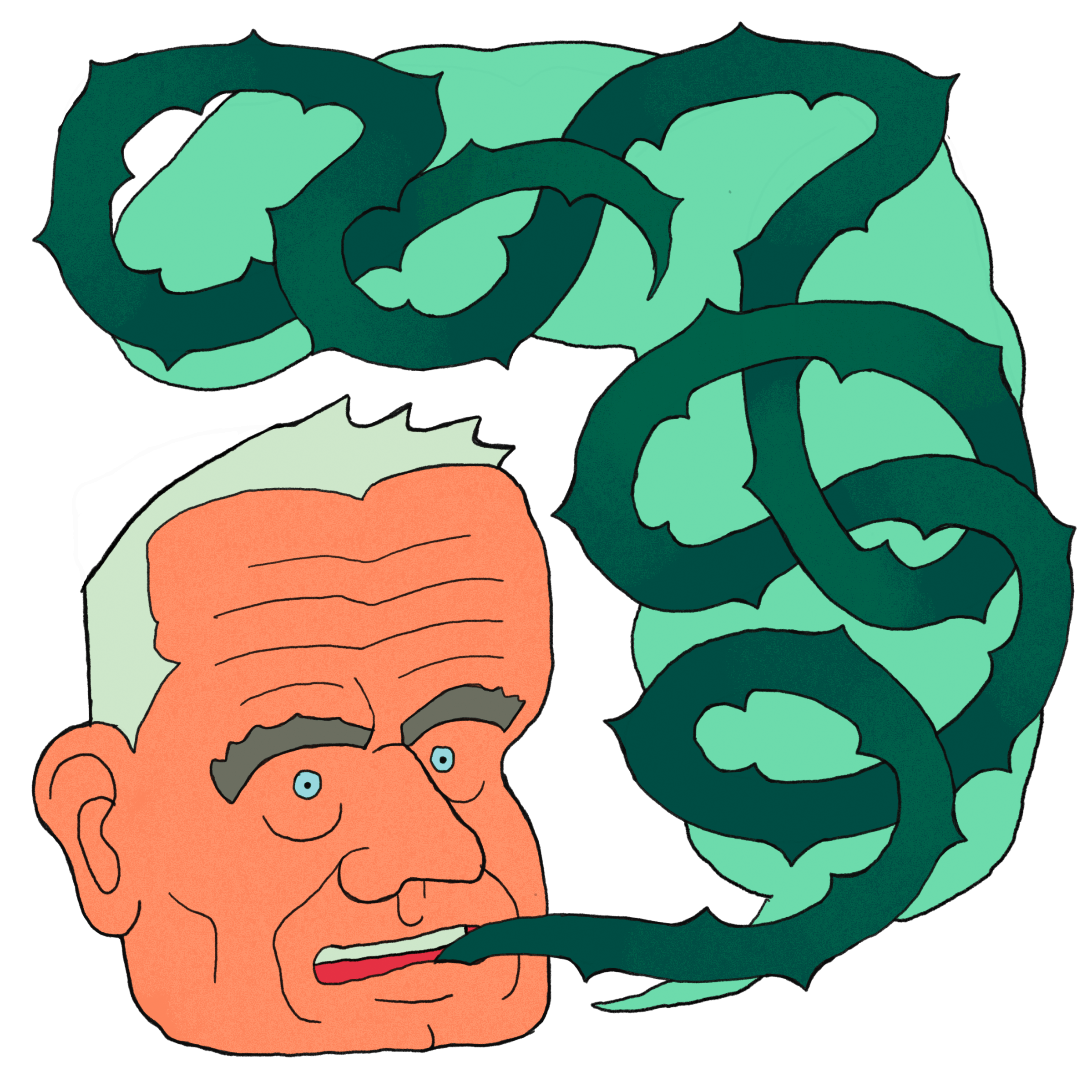 Graphic of vaccine vials and syringes