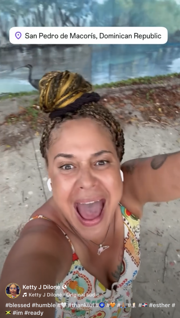 Ketty J. Dilone observed in footage