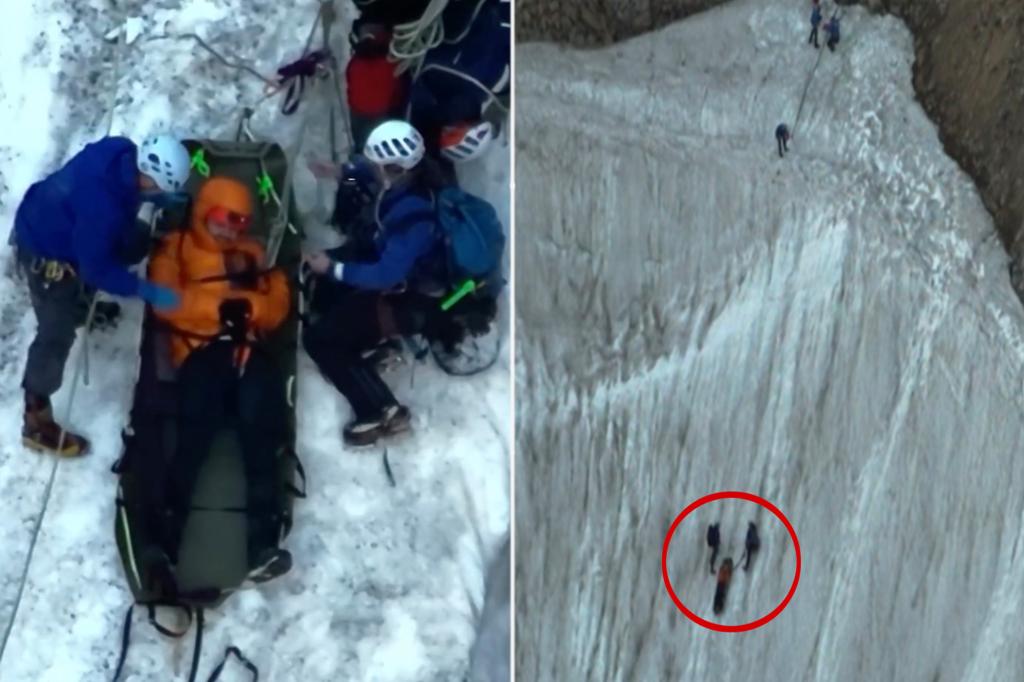 Snowboarder Rescued After 100-Foot Fall on Colorado Glacier