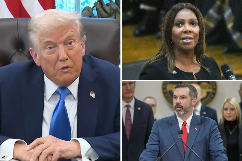 Trump says he fired U.S. attorney overseeing Letitia James probe; Siebert resignation follows presidential remarks