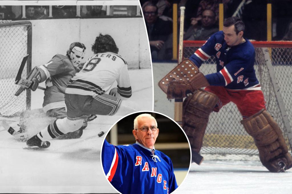 Eddie Giacomin’s defining night came in a Red Wings uniform, a microcosm of Rangers history