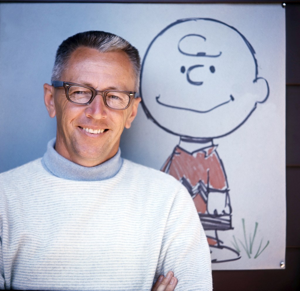 Charles M. Schulz drawing of Charlie Brown