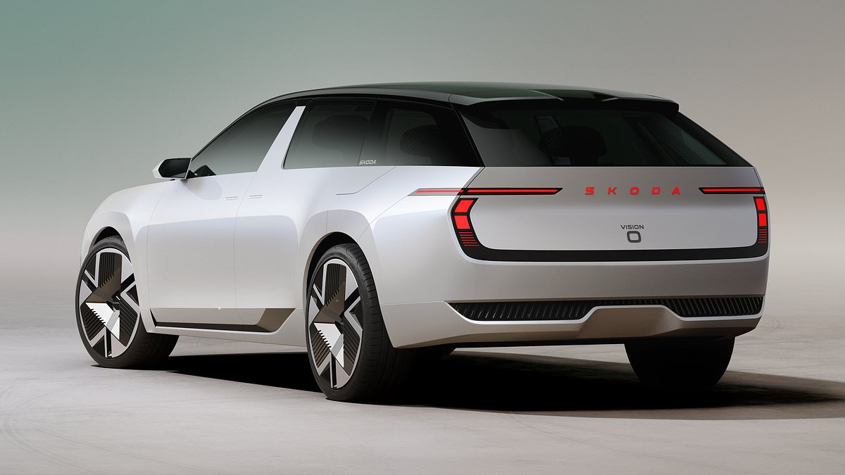 Skoda previews Vision O electric estate at IAA Munich, signals estates will survive EV shift