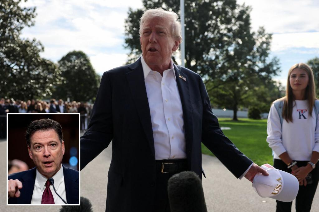 Trump predicts ‘there will be others’ after Comey indictment, denies enemies list