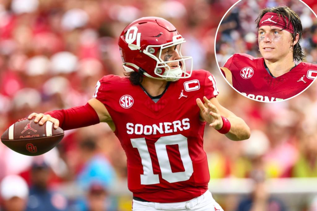 Oklahoma QB John Mateer to undergo hand surgery; Hawkins to start vs Kent State