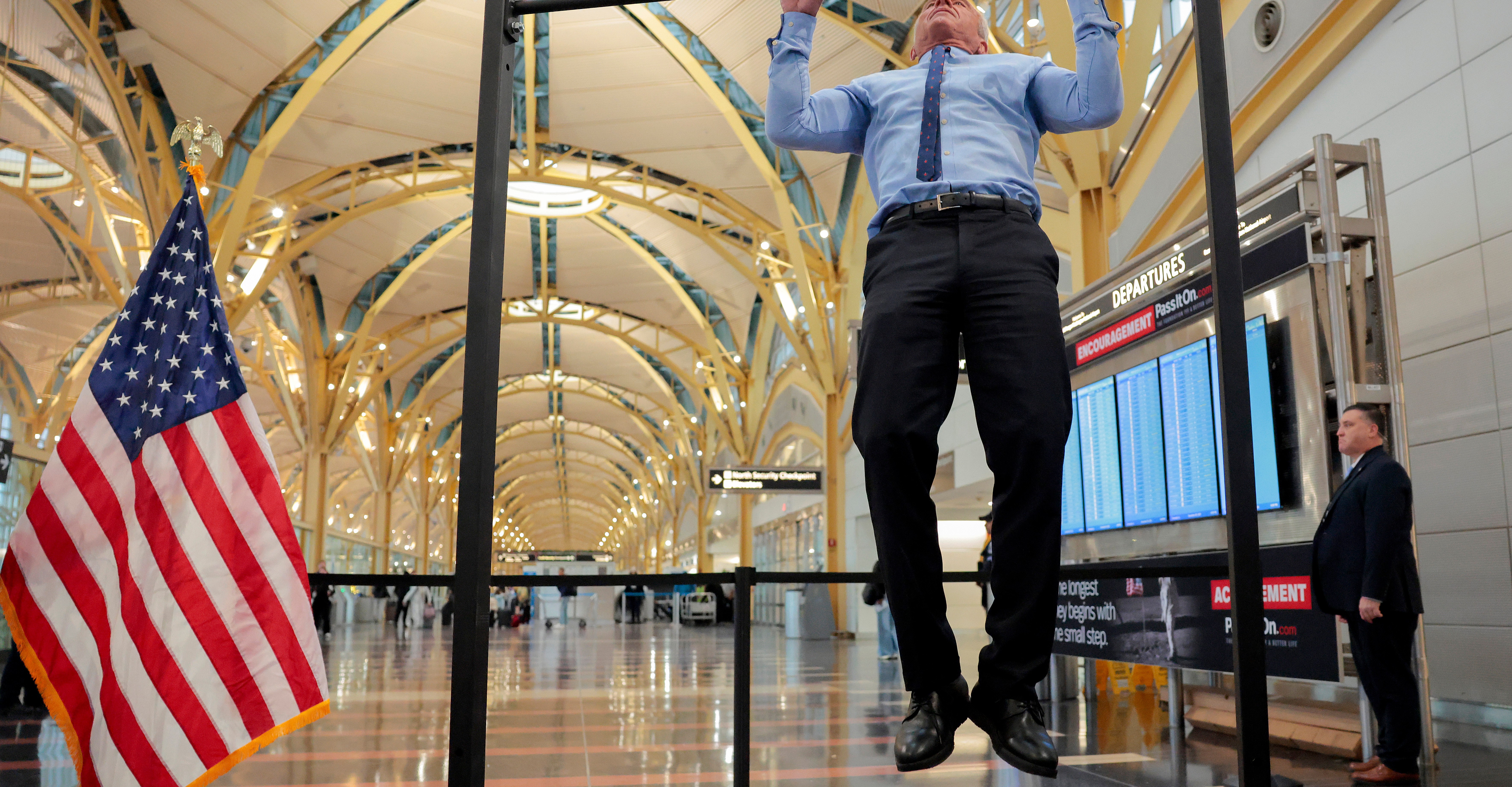 Health officials unveil $1 billion airport wellness push as RFK Jr. pull-up moment draws attention