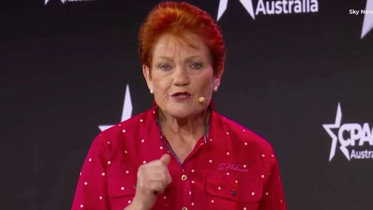 Pauline Hanson reveals past as broke single mother in CPAC Brisbane speech