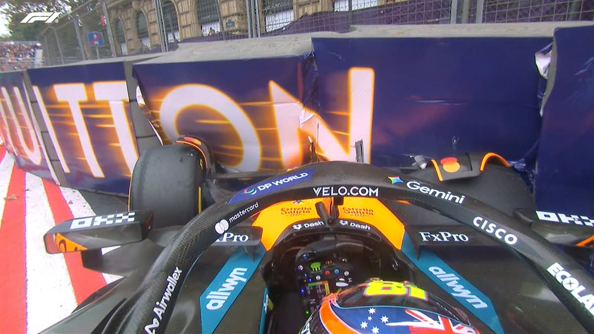 Piastri crashes out of Azerbaijan Grand Prix on opening lap, handing Norris a big title advantage
