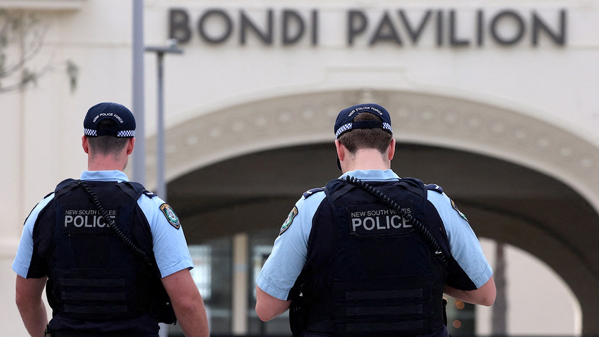 Police at Bondi Beach shooting site
