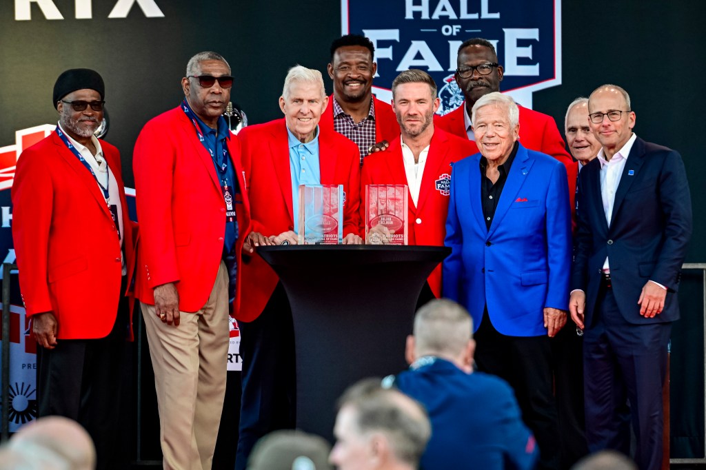 Patriots Hall of Fame ceremony