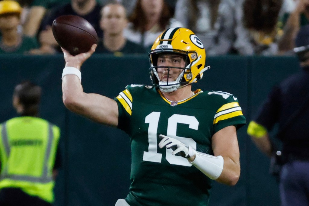 Green Bay Packers quarterback Sean Clifford