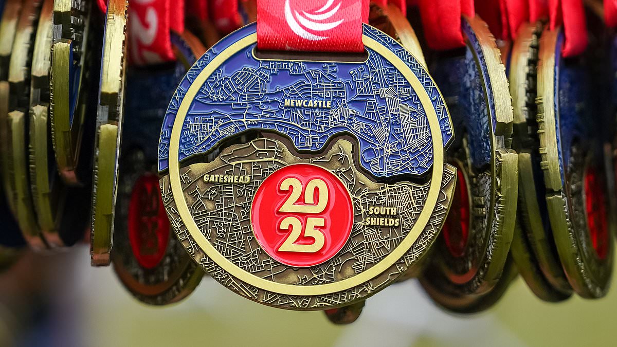Great North Run organisers apologise after map of Sunderland printed on thousands of medals