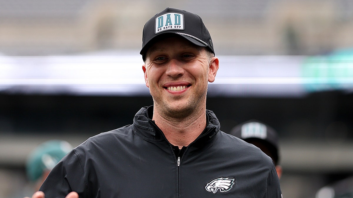 Nick Foles greets fans