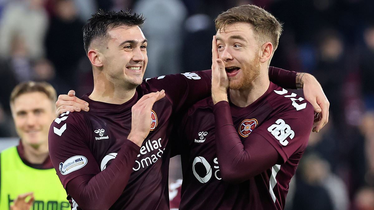 Hearts seal title credentials with 2-1 win over Rangers at Tynecastle