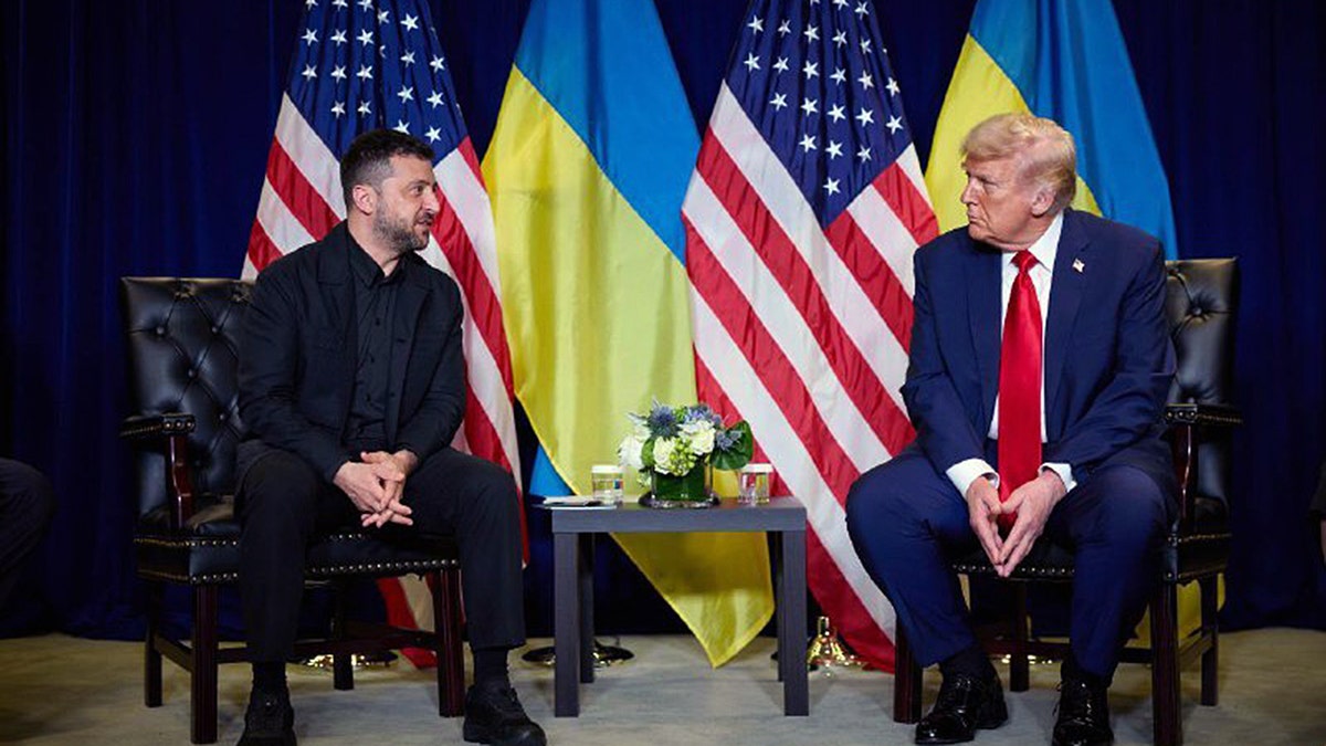 Zelenskyy with Trump at UN