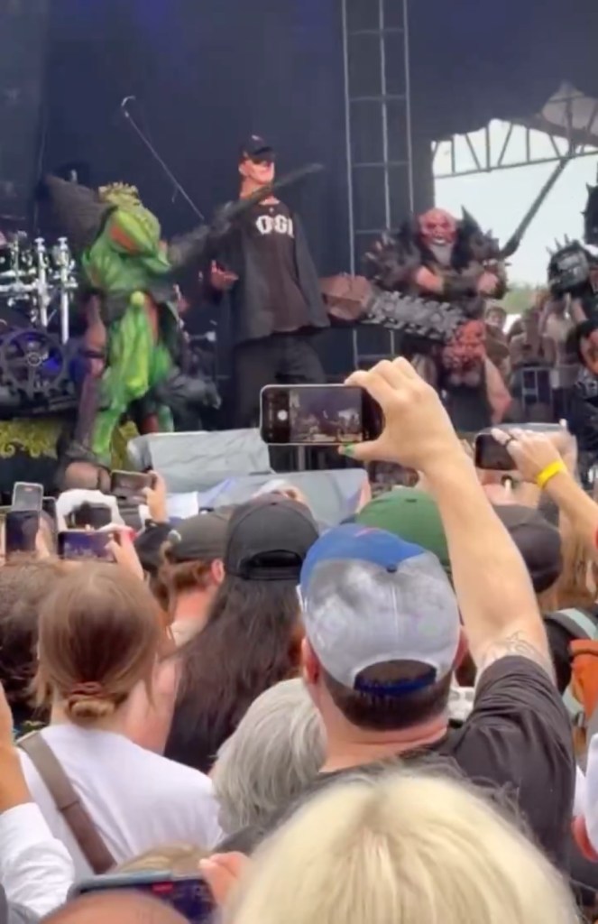 GWAR staged Elon Musk beheading and Trump murder at Riot Fest, sparking backlash
