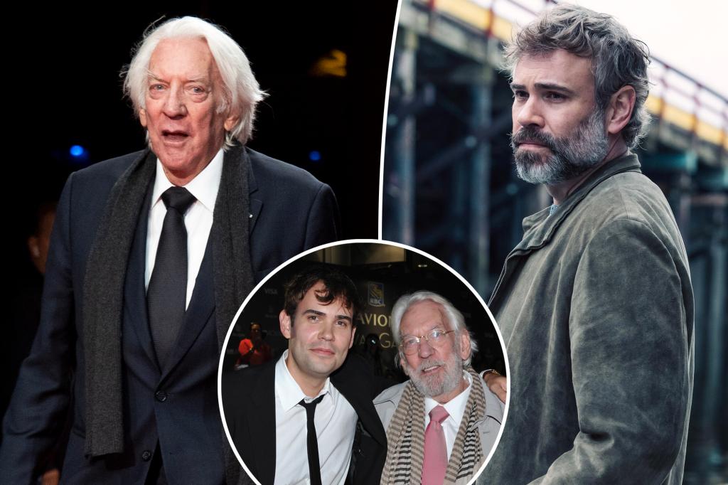 Rossif Sutherland reveals on-set injury and fatherly connection on Murder in a Small Town