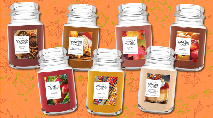 Yankee Candle seasonal display