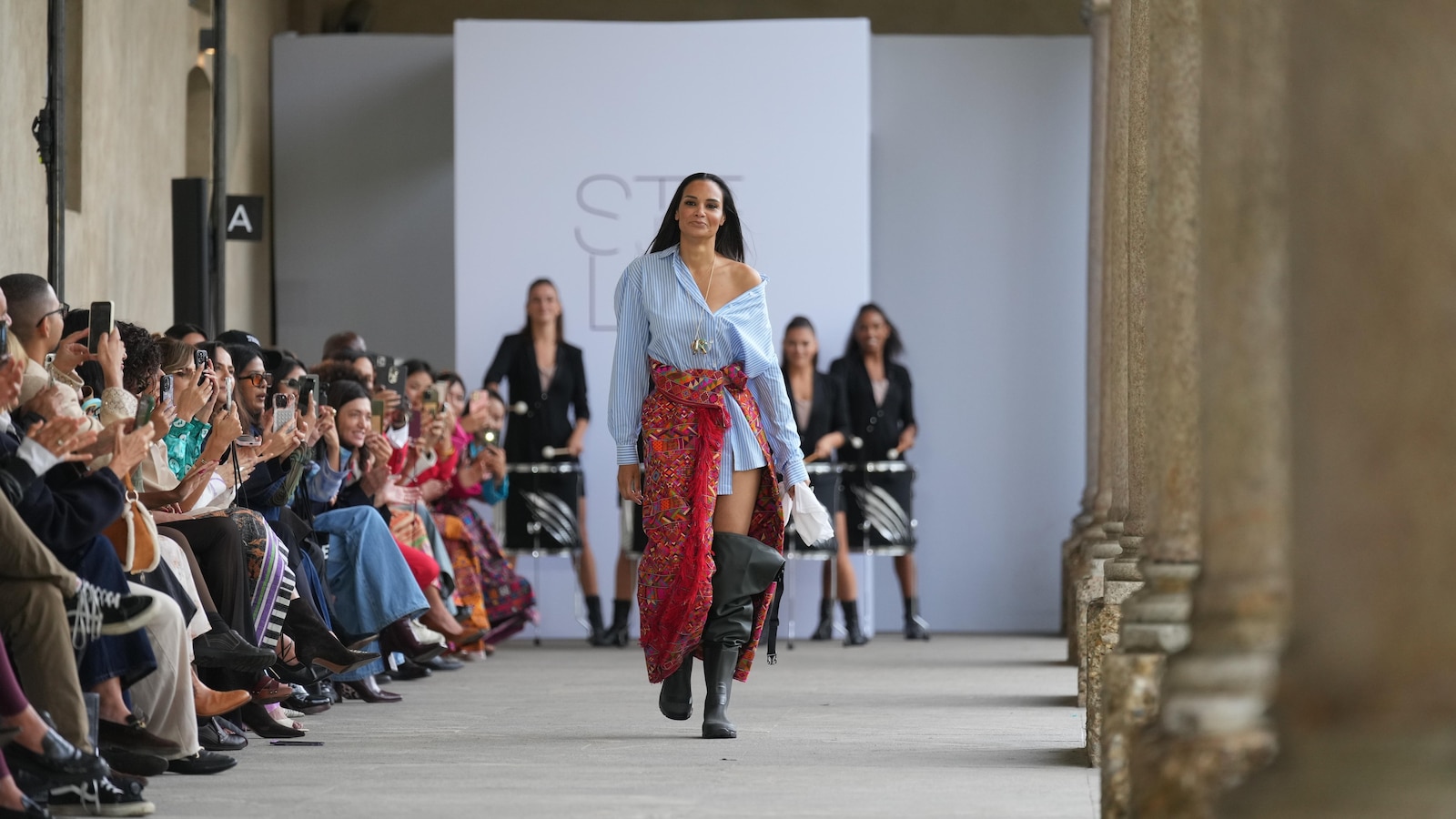 Stella Jean returns to Milan runway with Bhutanese artisans, urging preservation of craftsmanship