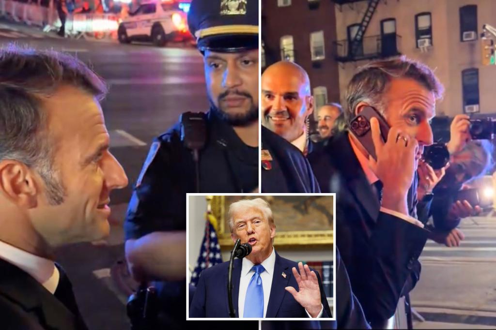 Macron calls Trump for help after being forced to walk through NYC to avoid UN traffic