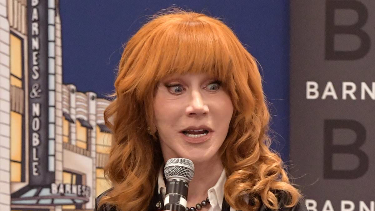 Kathy Griffin shows off third facelift at LA book signing