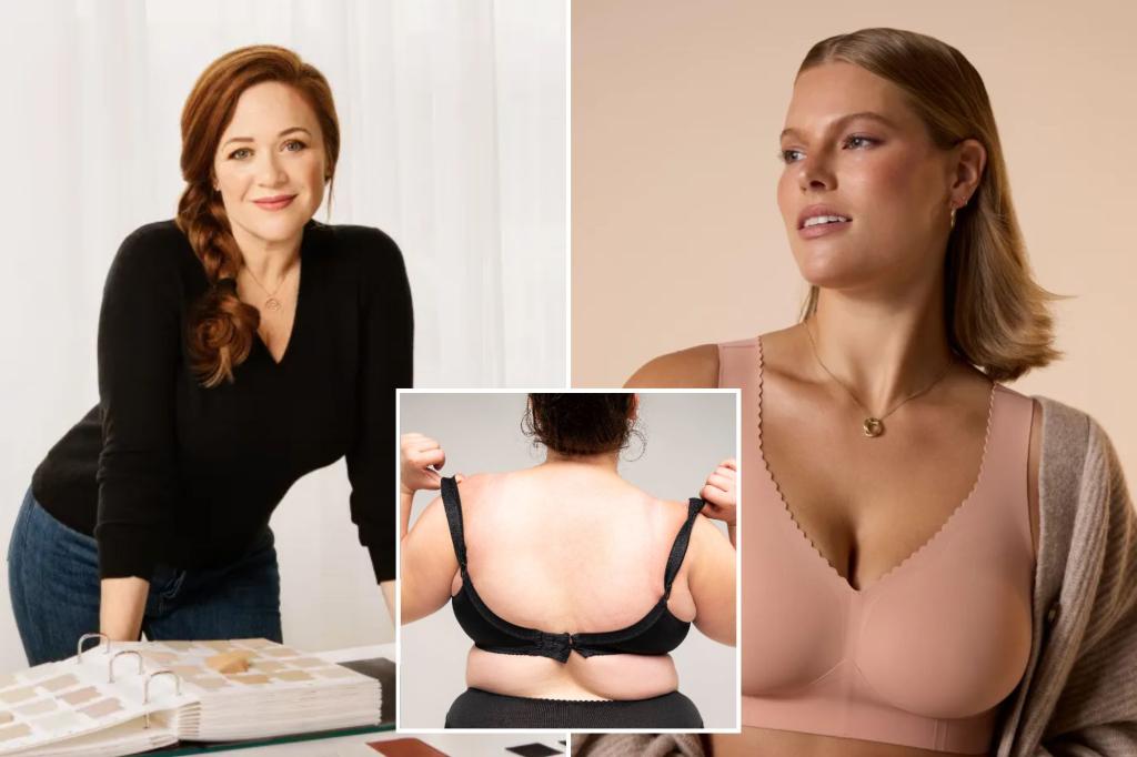 Collage related to bra fit and comfort