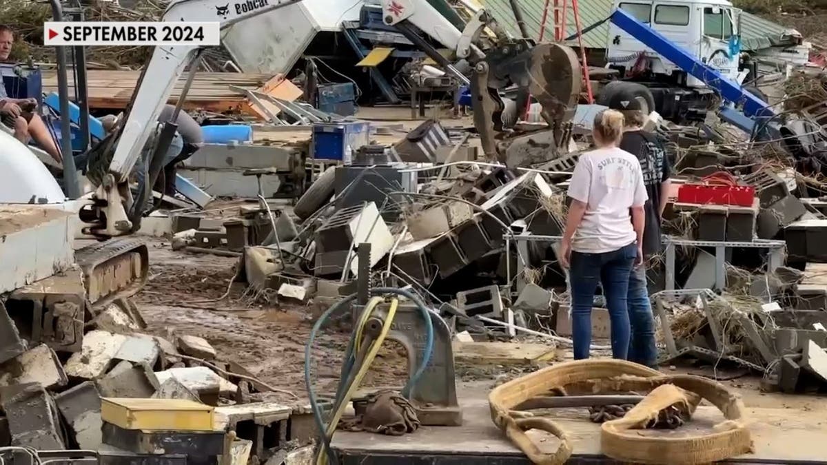 Destruction after Helene