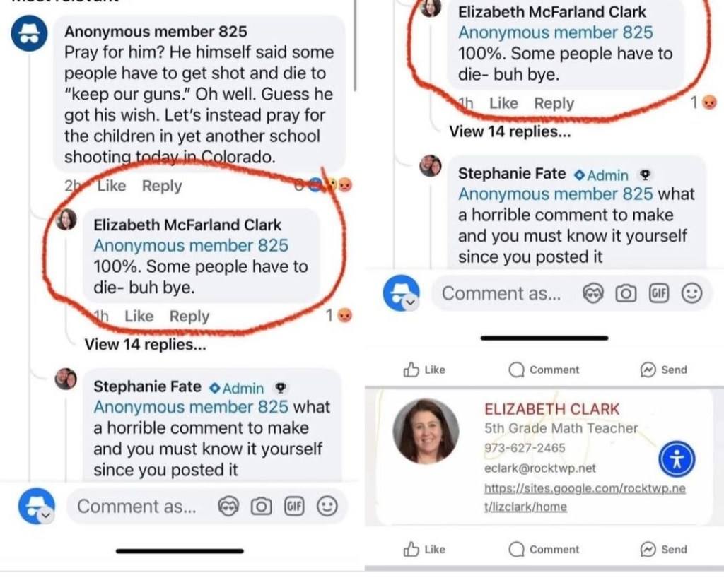 Resident at Rockaway Township meeting