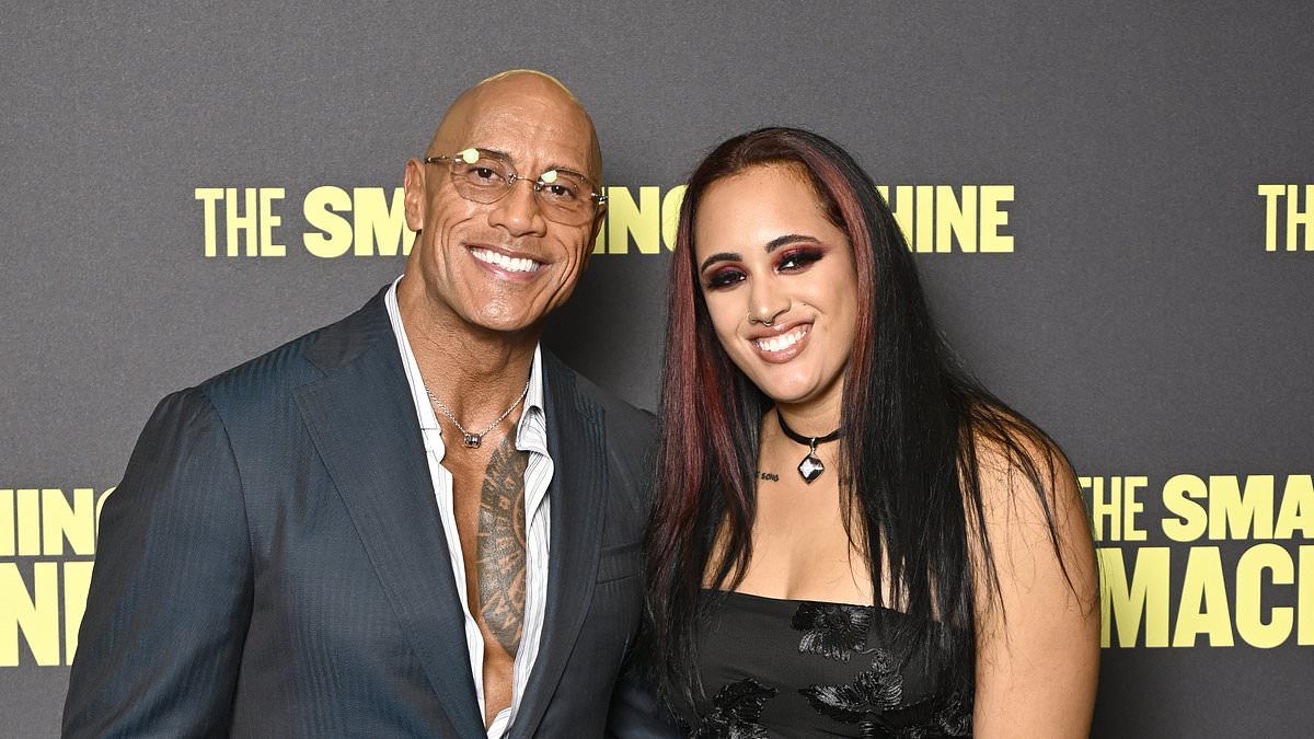 Dwayne Johnson makes rare red-carpet appearance with Ava Raine at The Smashing Machine screening in London
