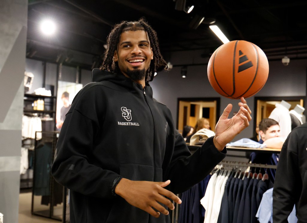 St. John's forward Bryce Hopkins