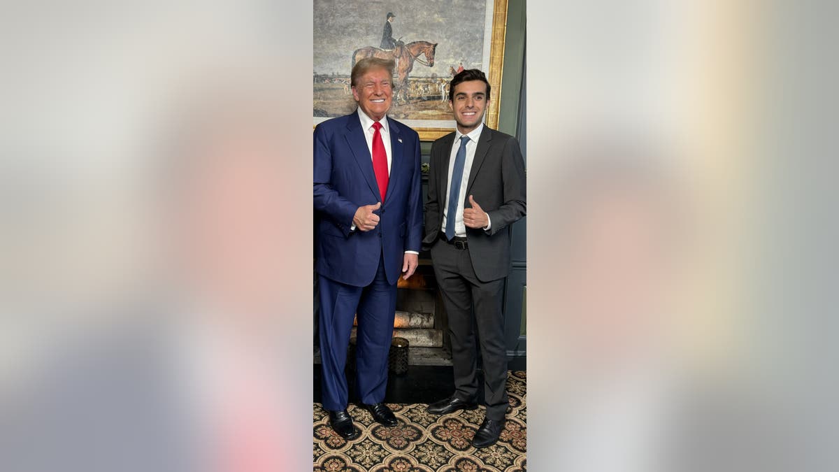 Trump with Abergel