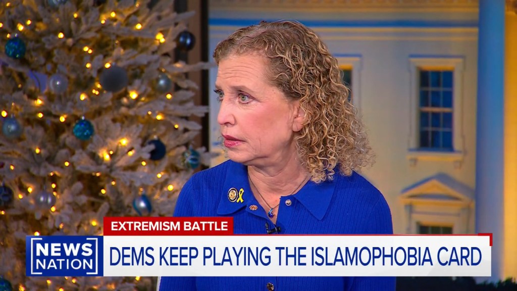 Wasserman Schultz says Trump poses larger threat to American values than Islamic jihad
