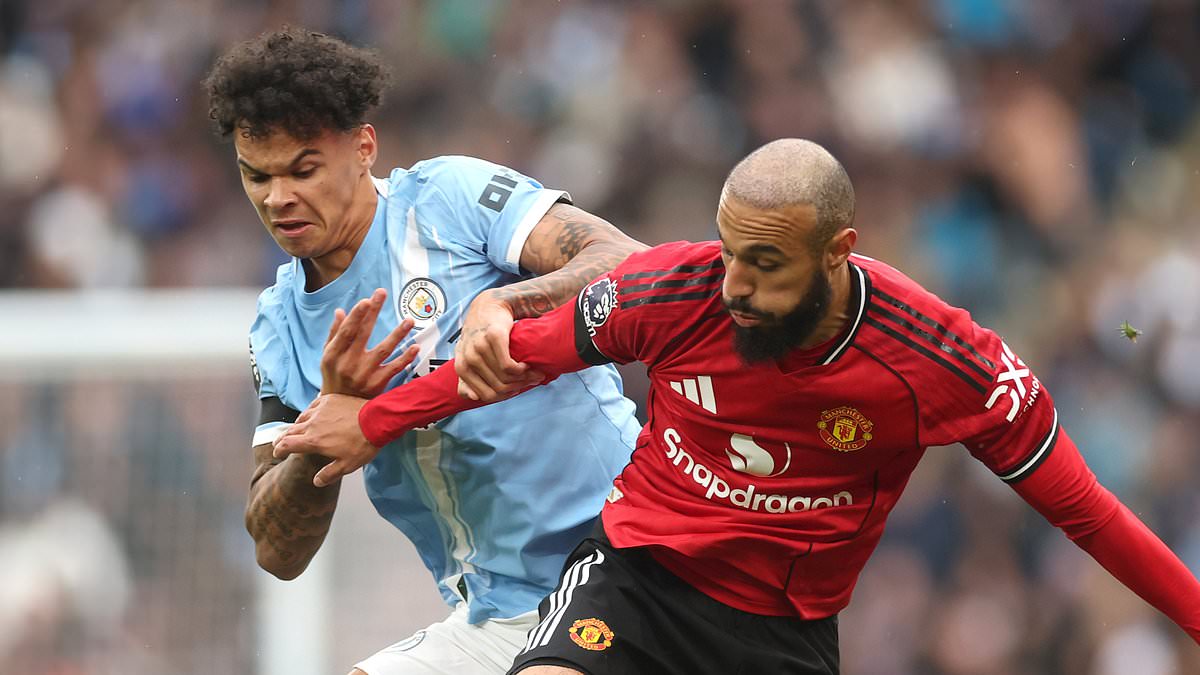 Man United’s Noussair Mazraoui unveils shaved look in Manchester derby, prompting fan reaction