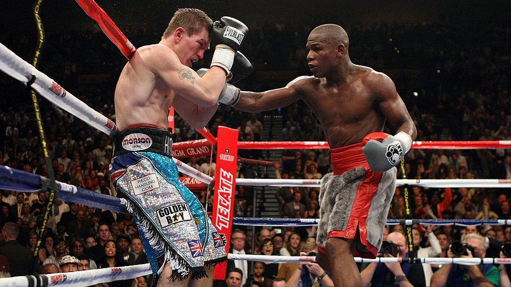 Hatton with supporters