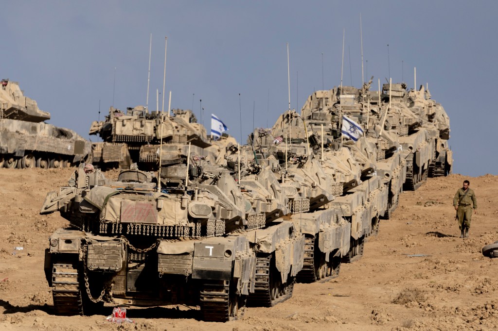 Southern Israel, near the Gaza border, as civilians flee combat zones