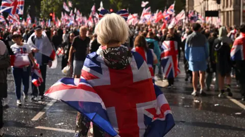 Counter-protest in Westminster