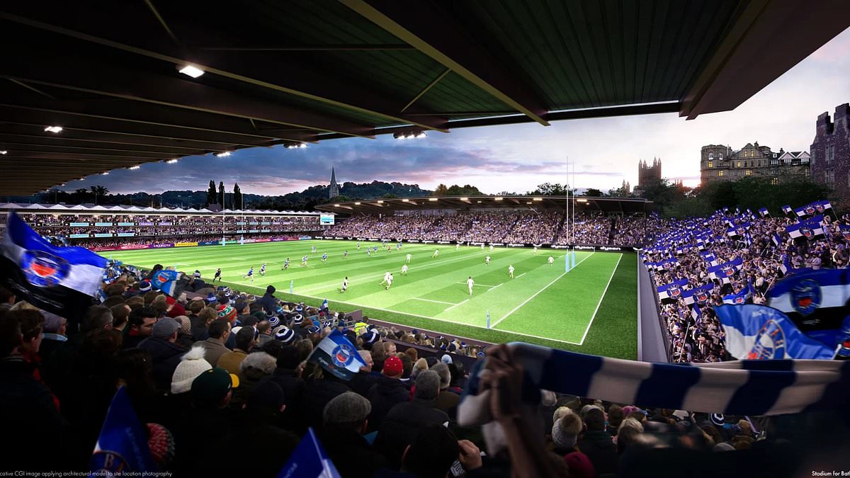 Bath’s Rec rebuild approved to create an 18,000-capacity stadium with riverside hospitality and AR features