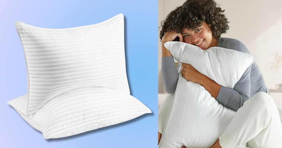 Popular Beckham Pillow Two-Pack Returns to Sale, Drops Under $50 With Coupon