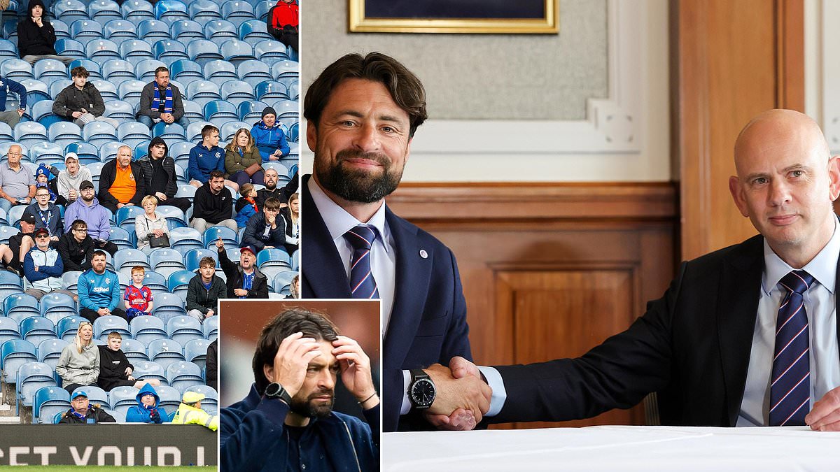 Rangers fans demand immediate dismissals of Martin and Stewart as Ibrox tension rises before Hibs Cup clash